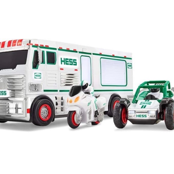 NIB Hess 2018 Toy Truck - RV with ATV and Motorbike - Picture 2 of 6